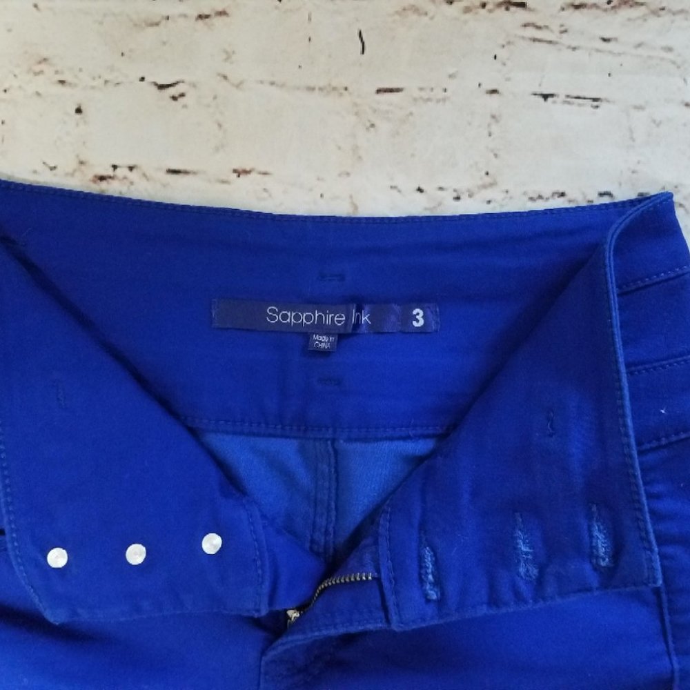 Sapphire Ink Skinny Pants, Size 3 - Picture 5 of 6
